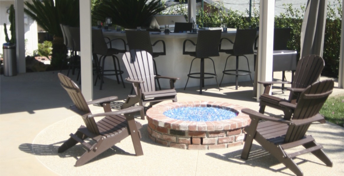 fire pit concrete project southern California