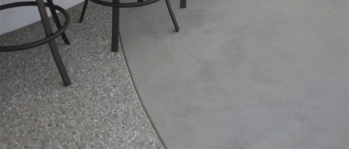 custom concrete patio projects