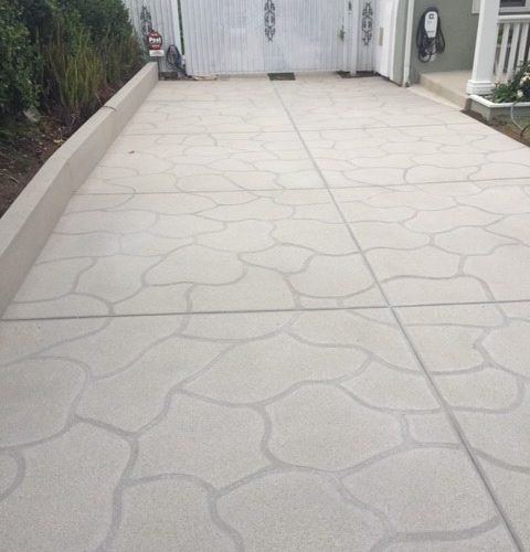 concrete driveway